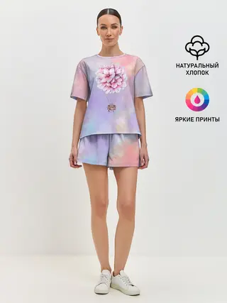 Женская пижама с шортами / Нежный Воздушный Шар