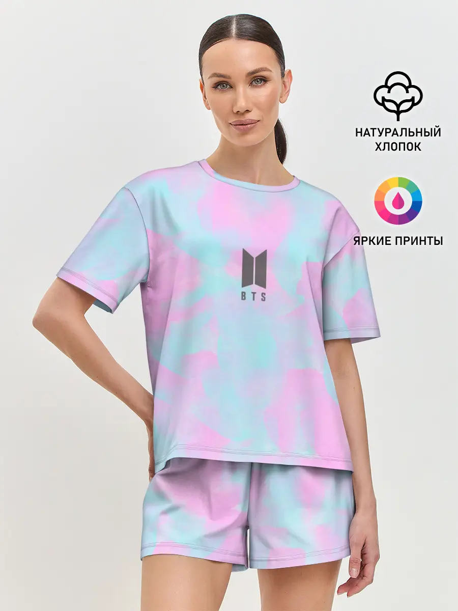 Женская пижама с шортами / BTS