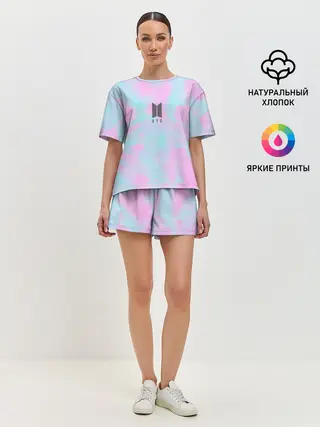 Женская пижама с шортами / BTS