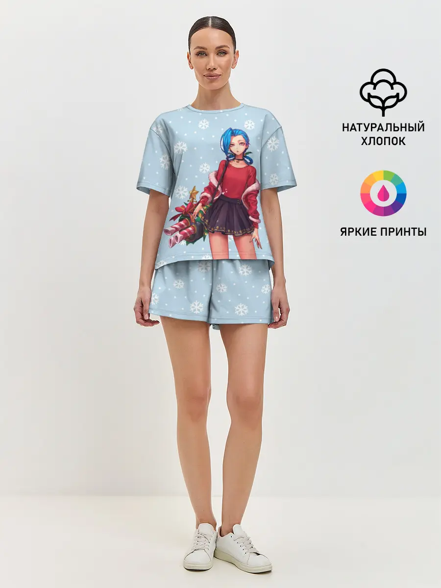 Женская пижама с шортами / New Year Jinx