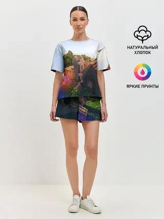 Женская пижама с шортами / Minecraft