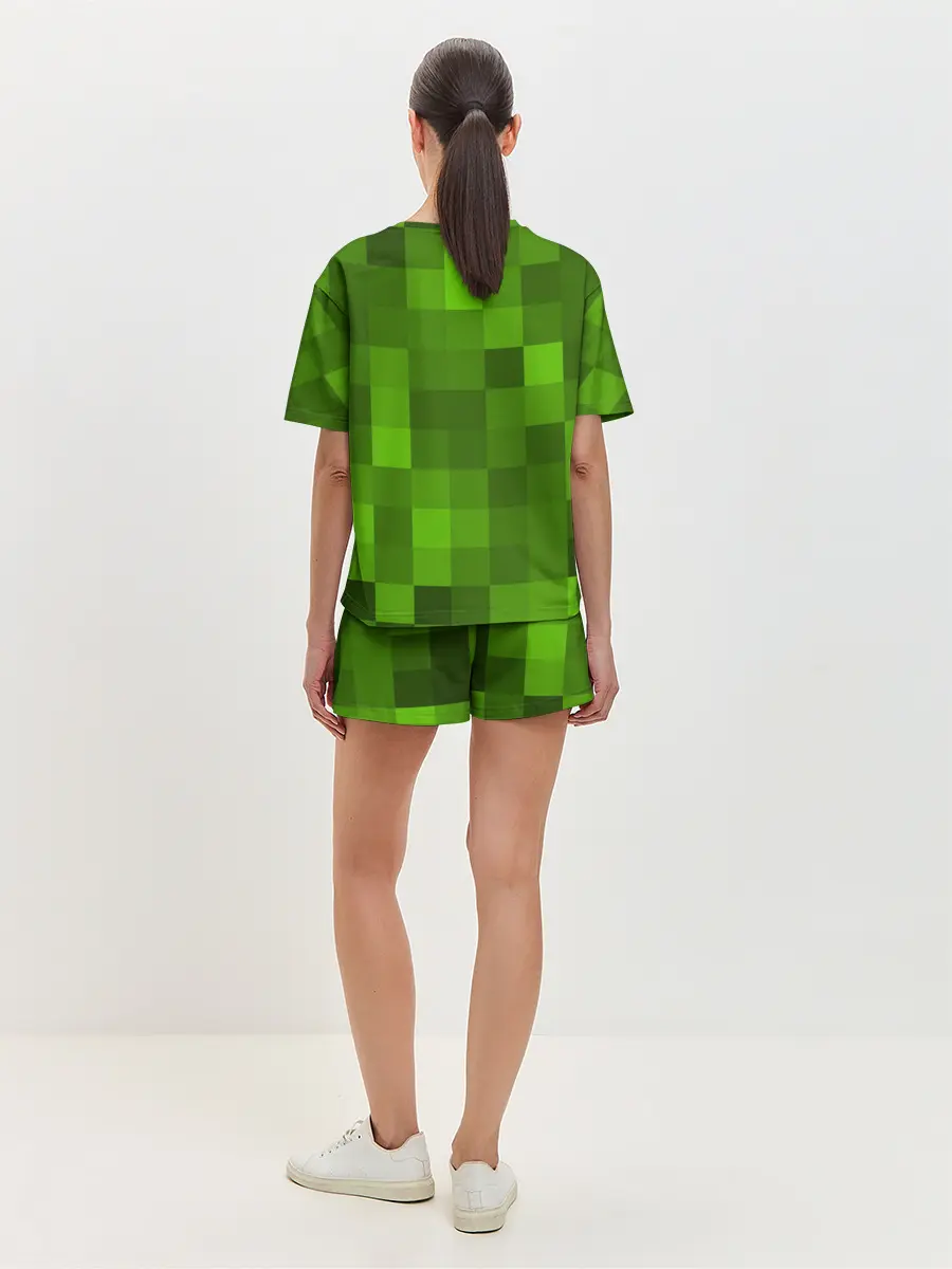 Женская пижама с шортами / Minecraft