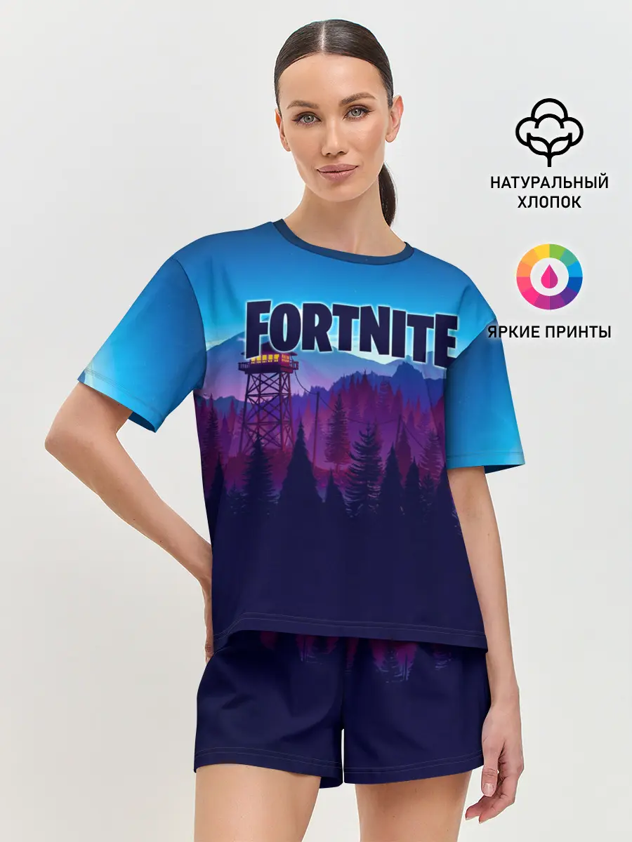 Женская пижама с шортами / Fortnite Save the World