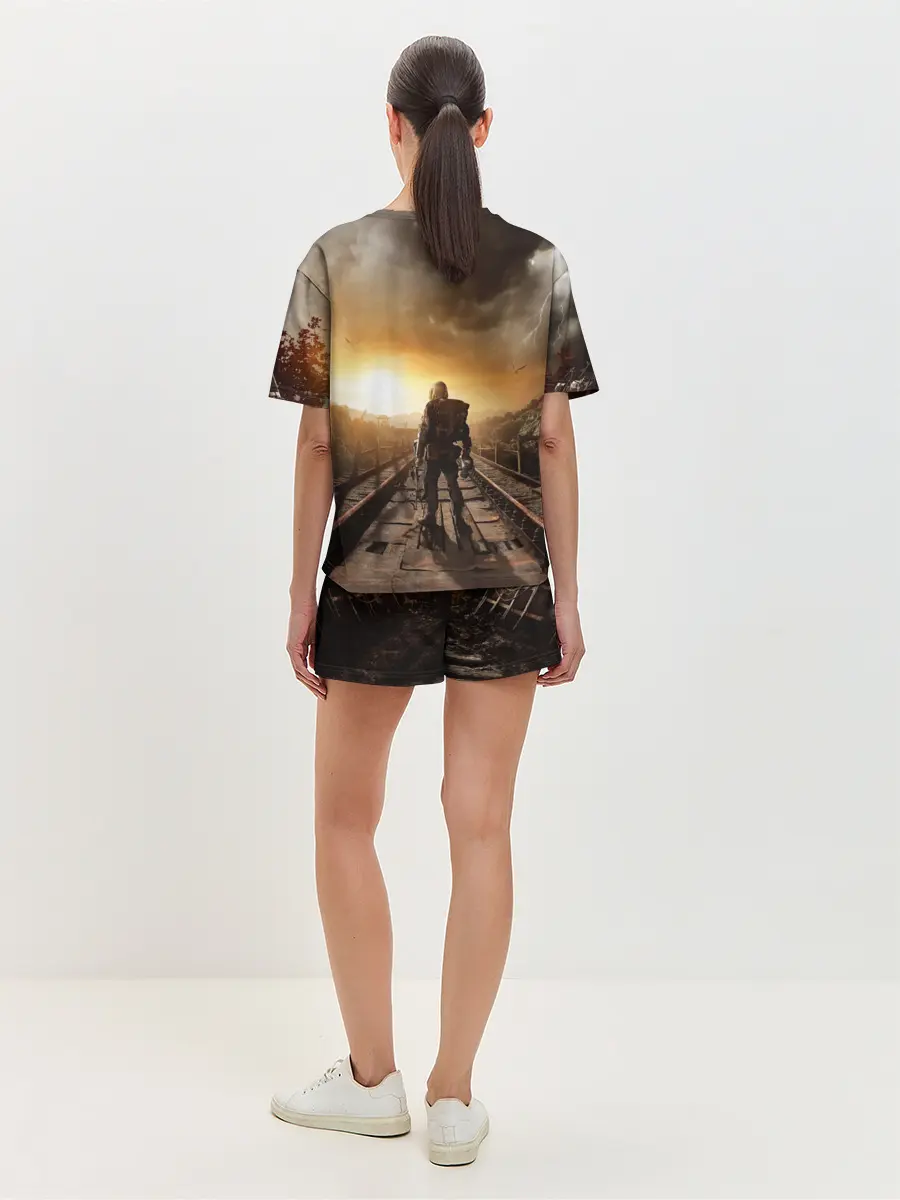 Женская пижама с шортами / Metro 2033 постапокалипсис