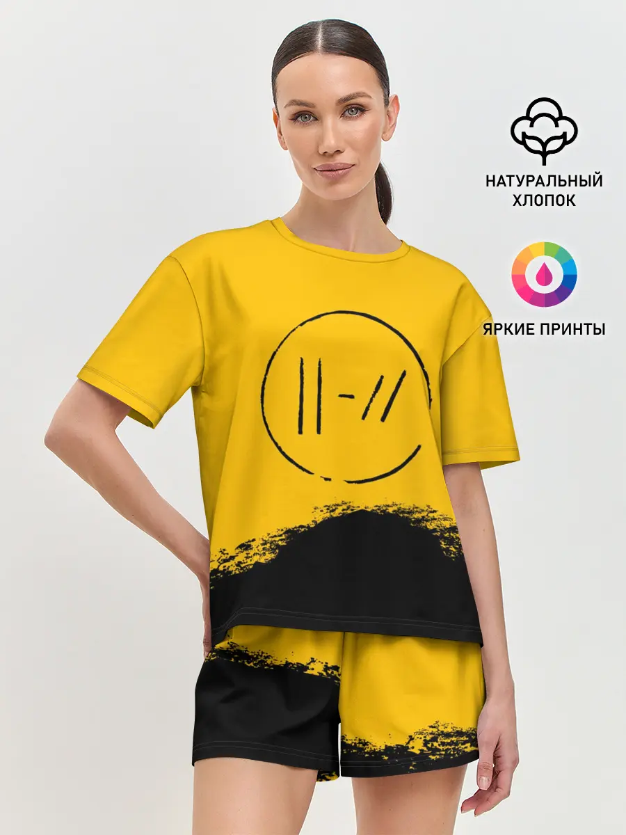 Женская пижама с шортами / TWENTY ONE PILOTS / TOP