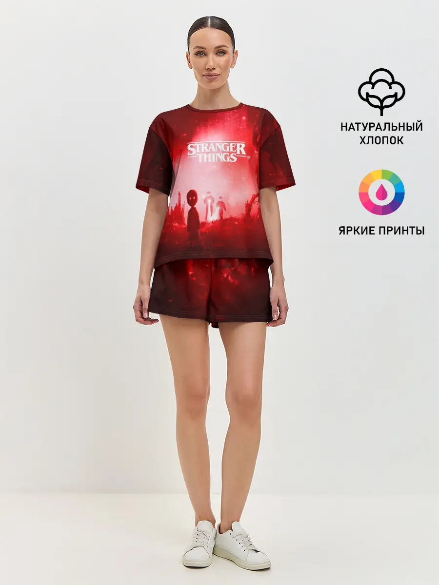 Женская пижама с шортами / Очень странные дела