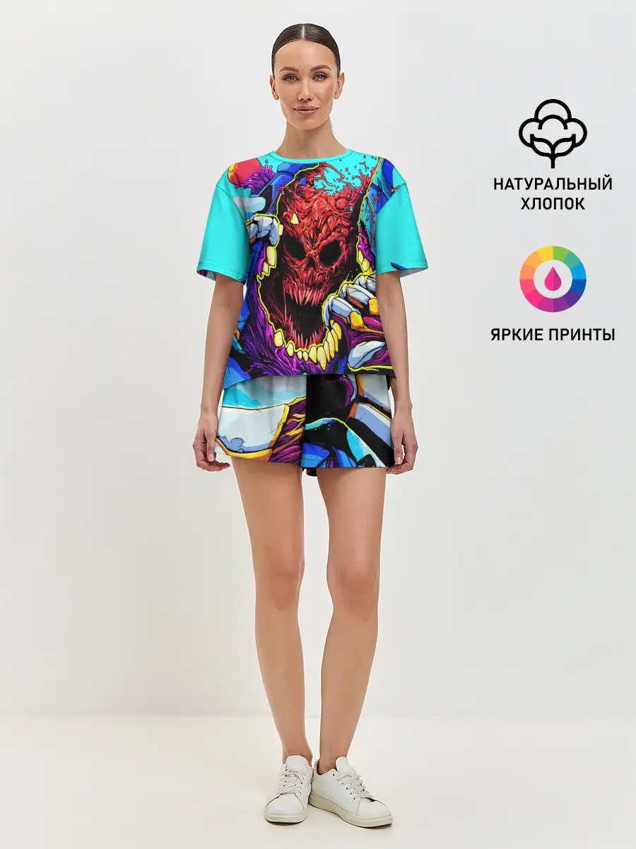 Женская пижама с шортами / HYPER BEAST