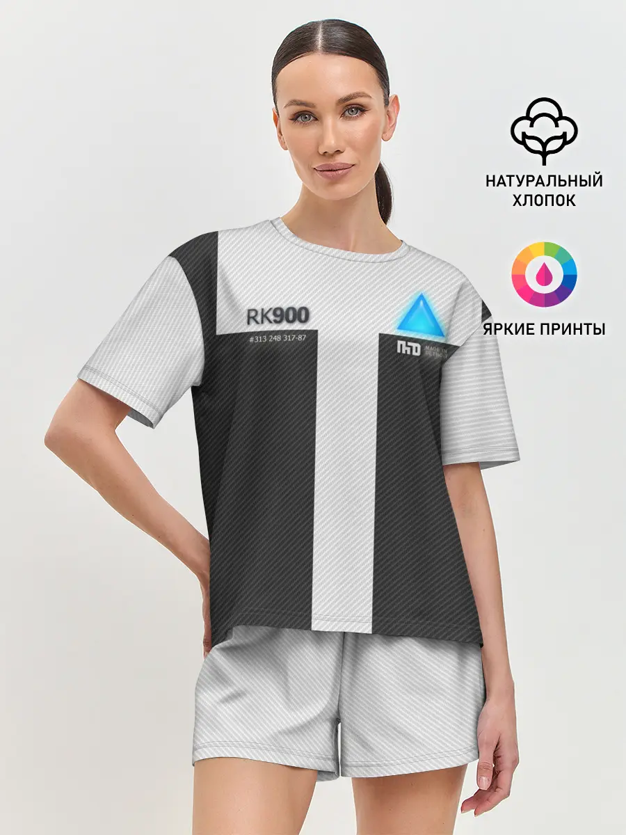 Женская пижама с шортами / Connor Detroit: Become Human