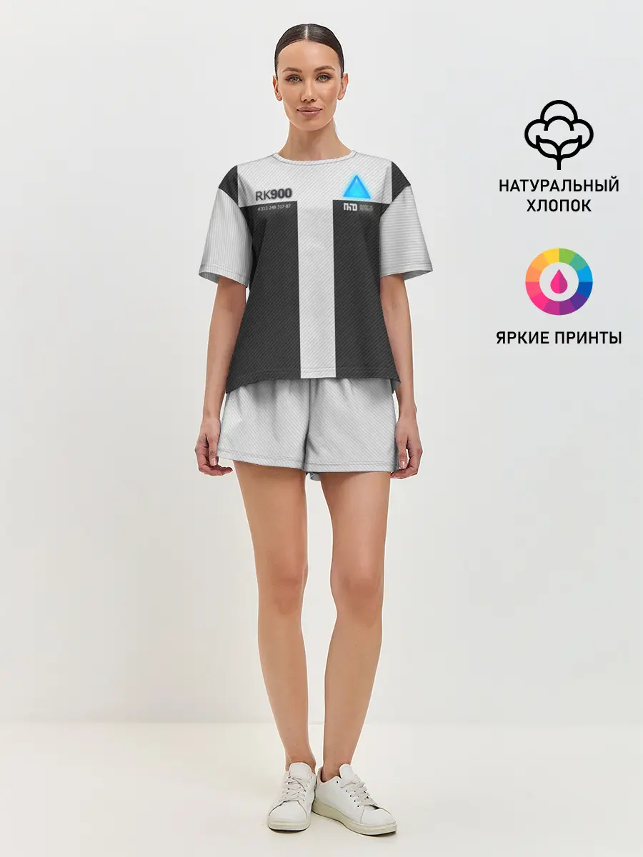 Женская пижама с шортами / Connor Detroit: Become Human