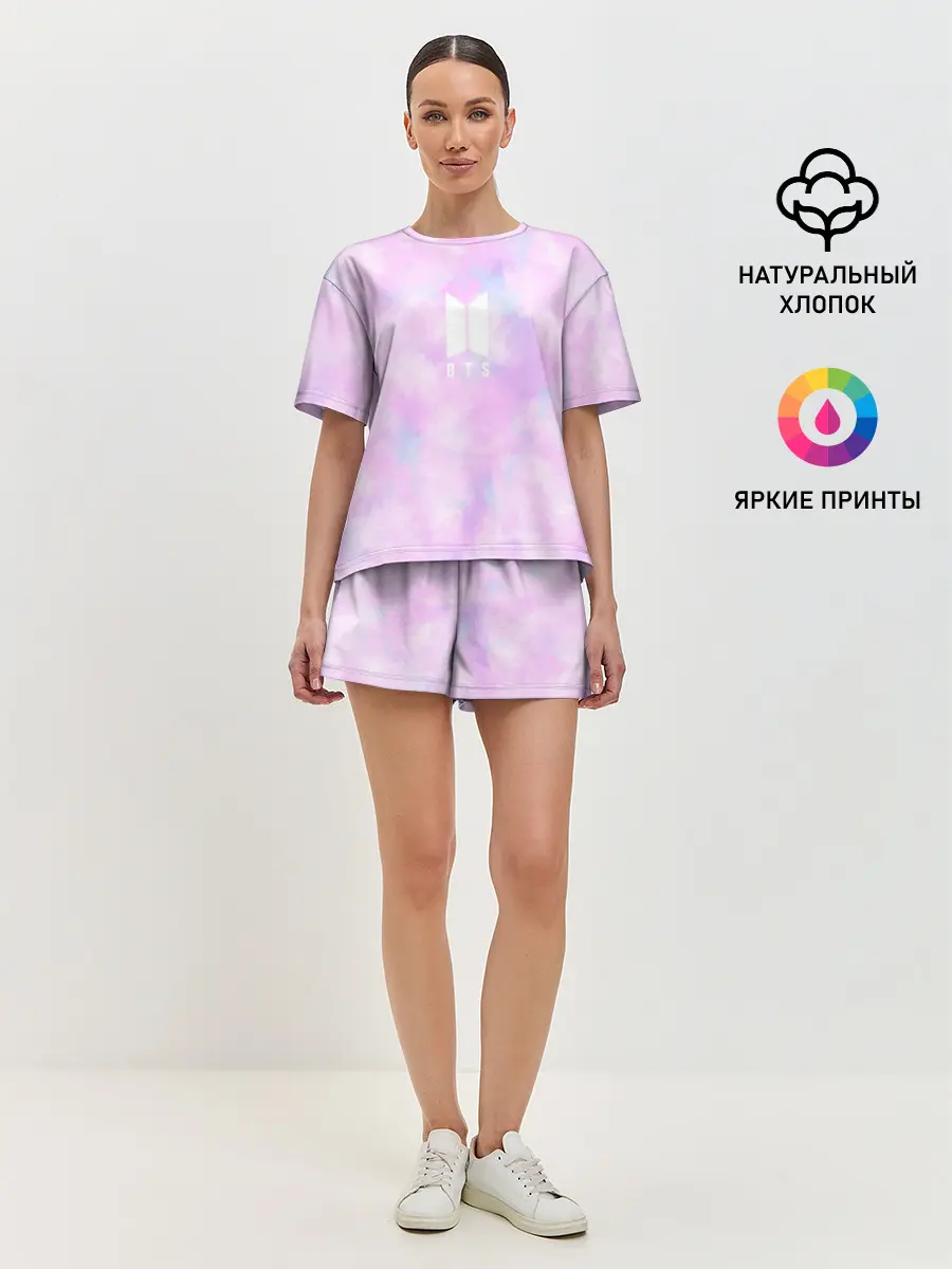 Женская пижама с шортами / BTS