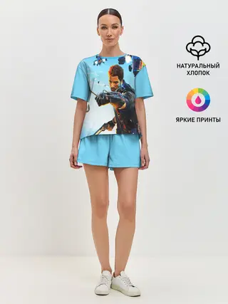 Женская пижама с шортами / JustCause