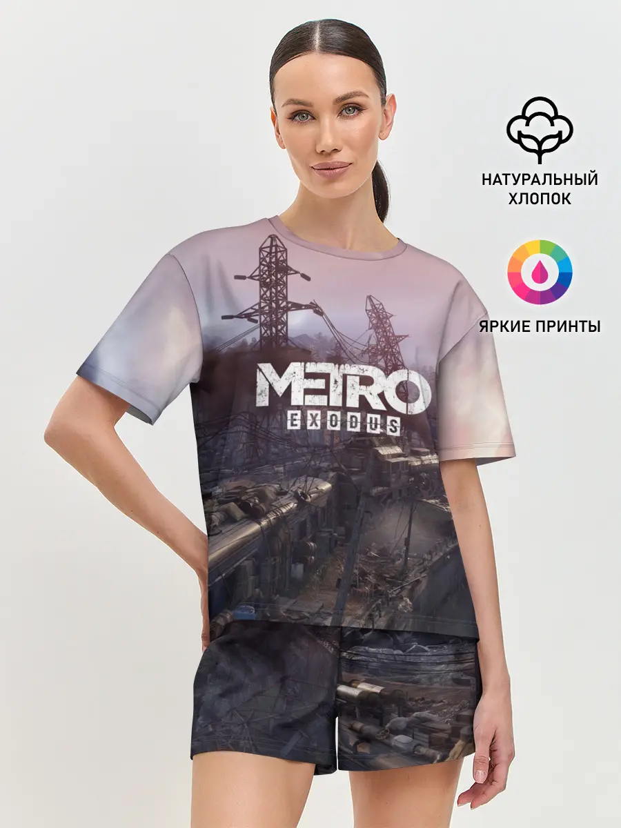 Женская пижама с шортами / Metro Exodus