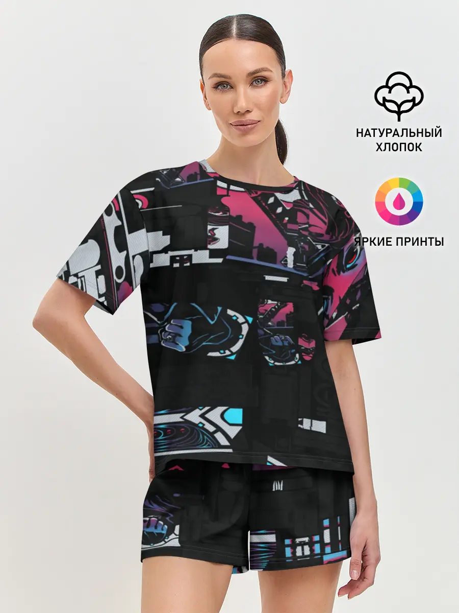 Женская пижама с шортами / Неонуар | CS:GO