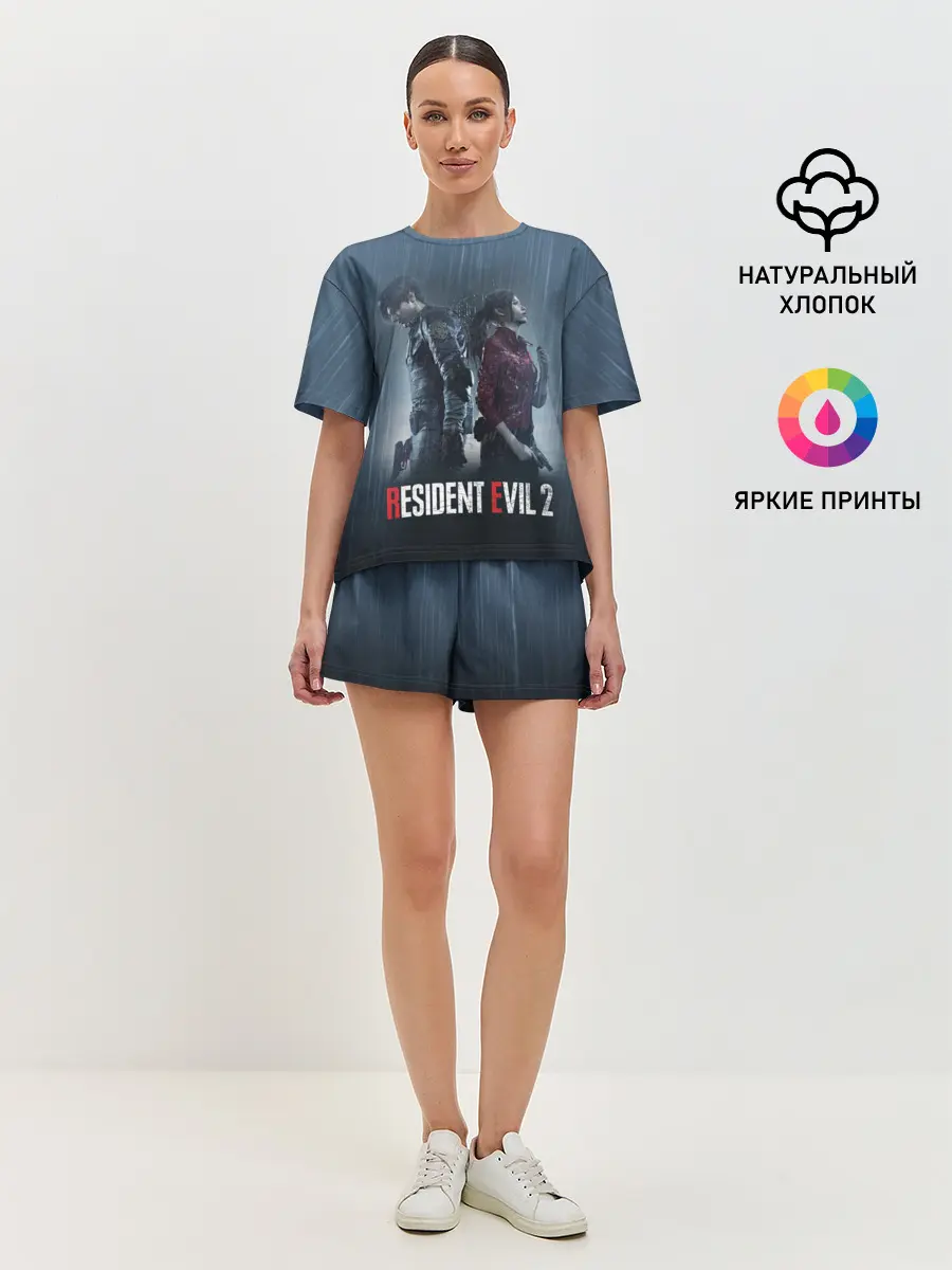 Женская пижама с шортами / Resident Evil 2 Remake