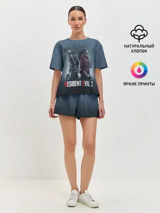 Женская пижама с шортами / Resident Evil 2 Remake