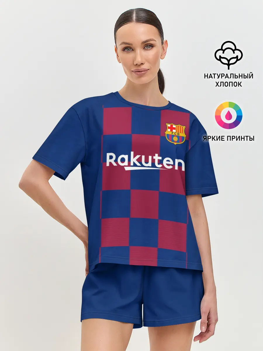 Женская пижама с шортами / Messi home 19-20 season