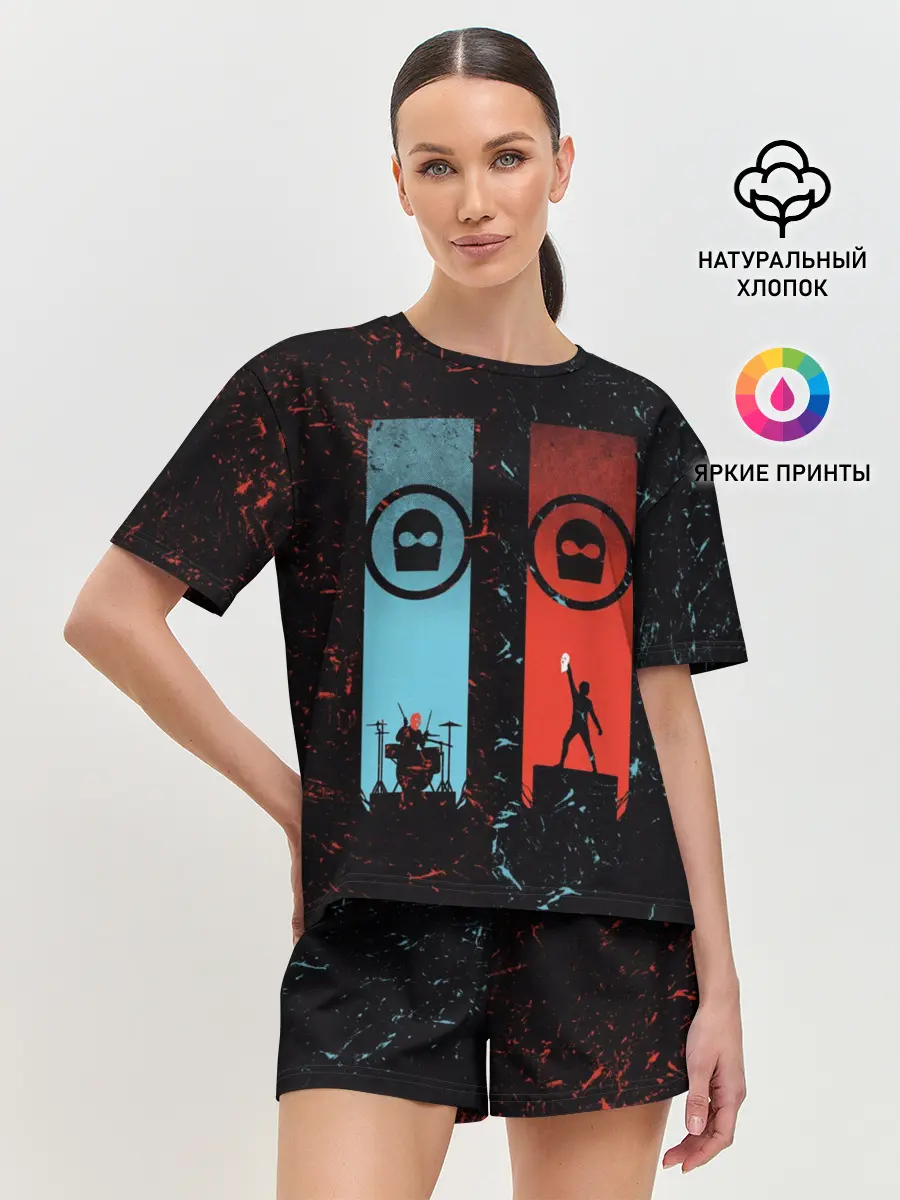 Женская пижама с шортами / Twenty One Pilots