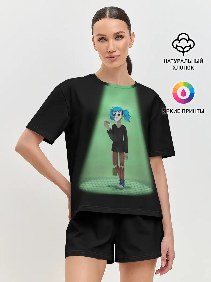 Женская пижама с шортами / SF