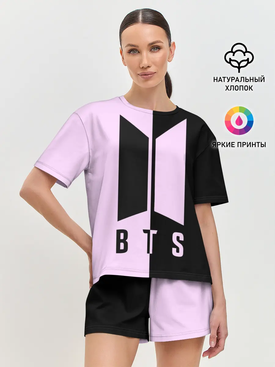 Женская пижама с шортами / BTS