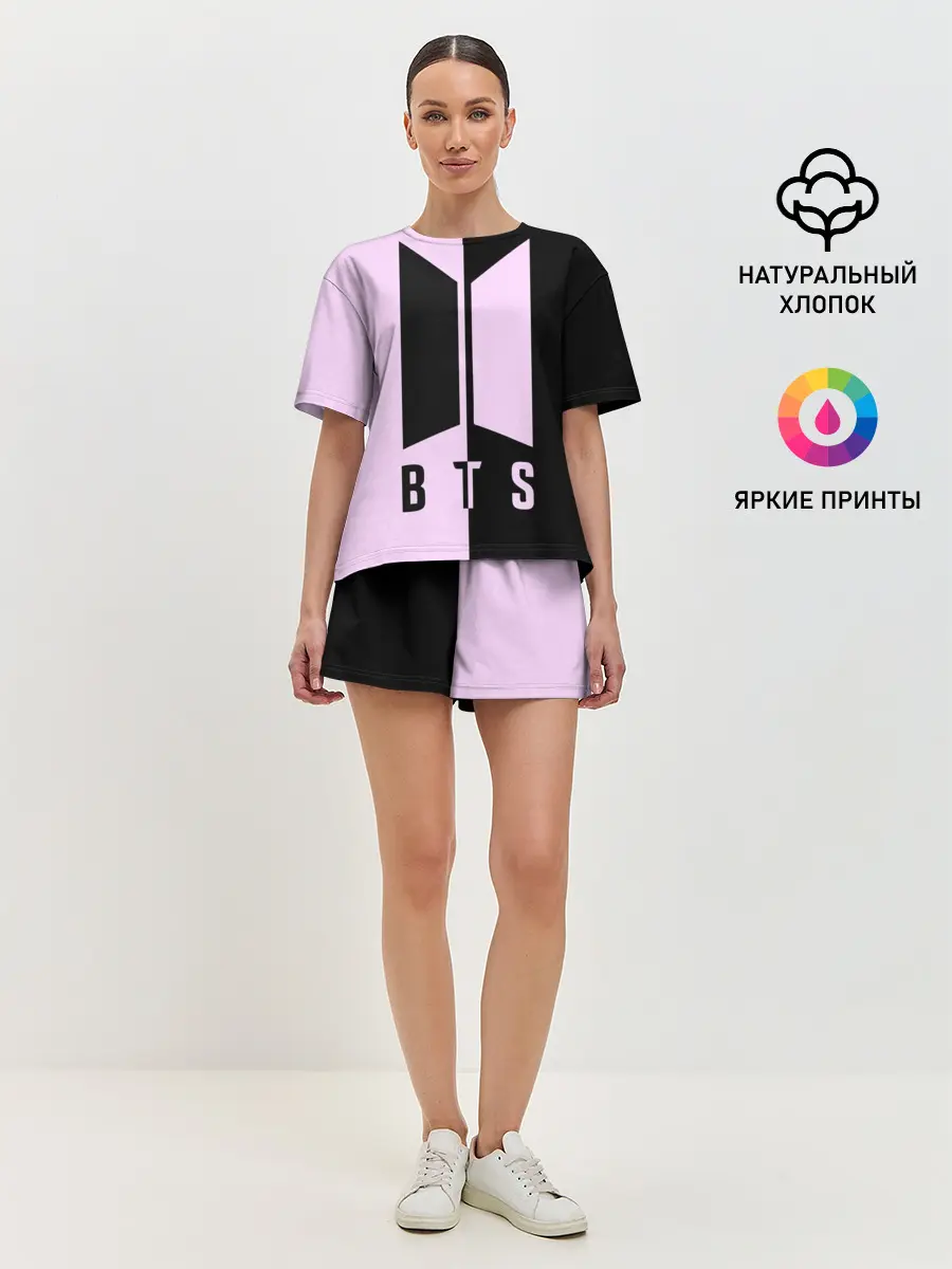 Женская пижама с шортами / BTS