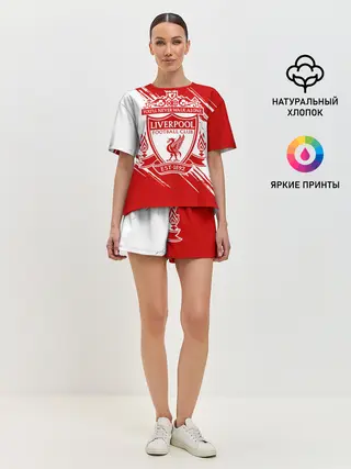 Женская пижама с шортами / Ливерпуль