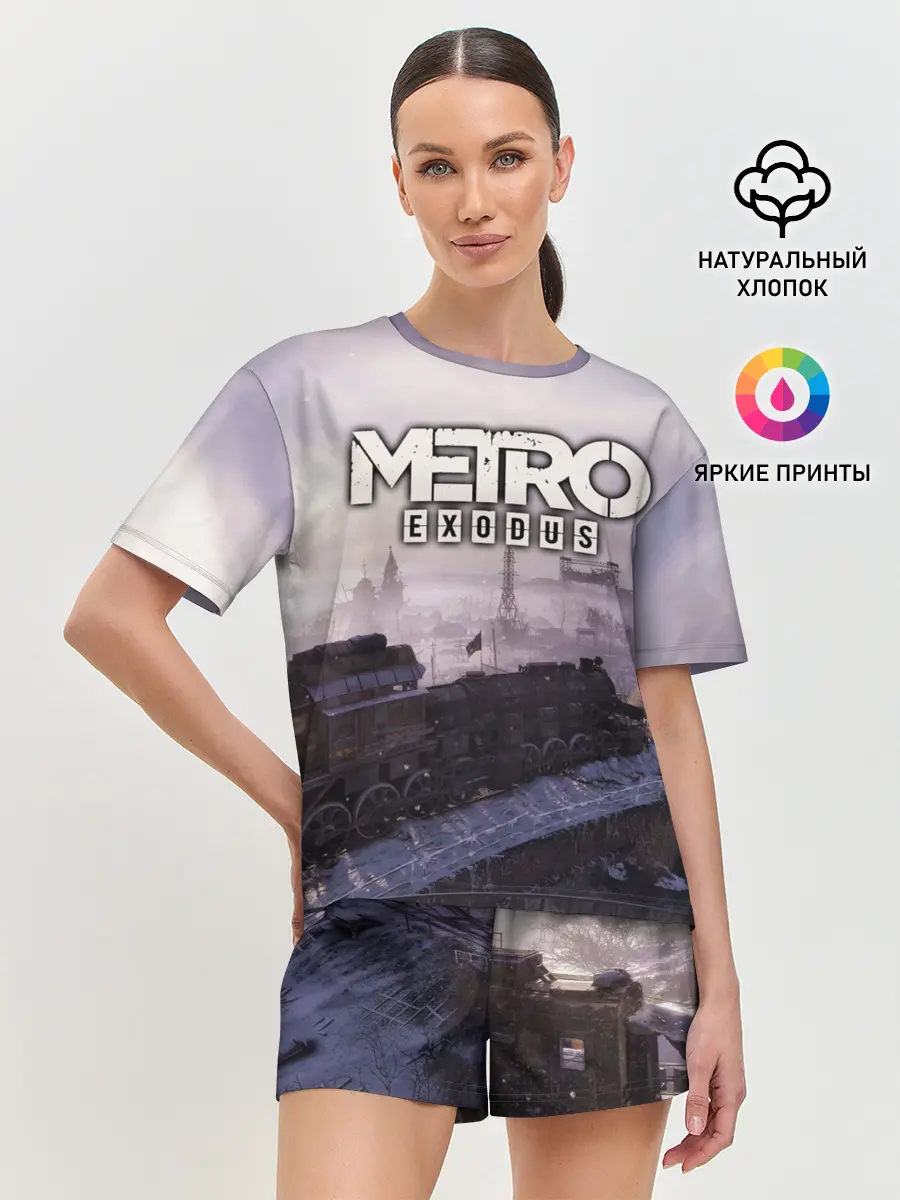 Женская пижама с шортами / Metro Exodus