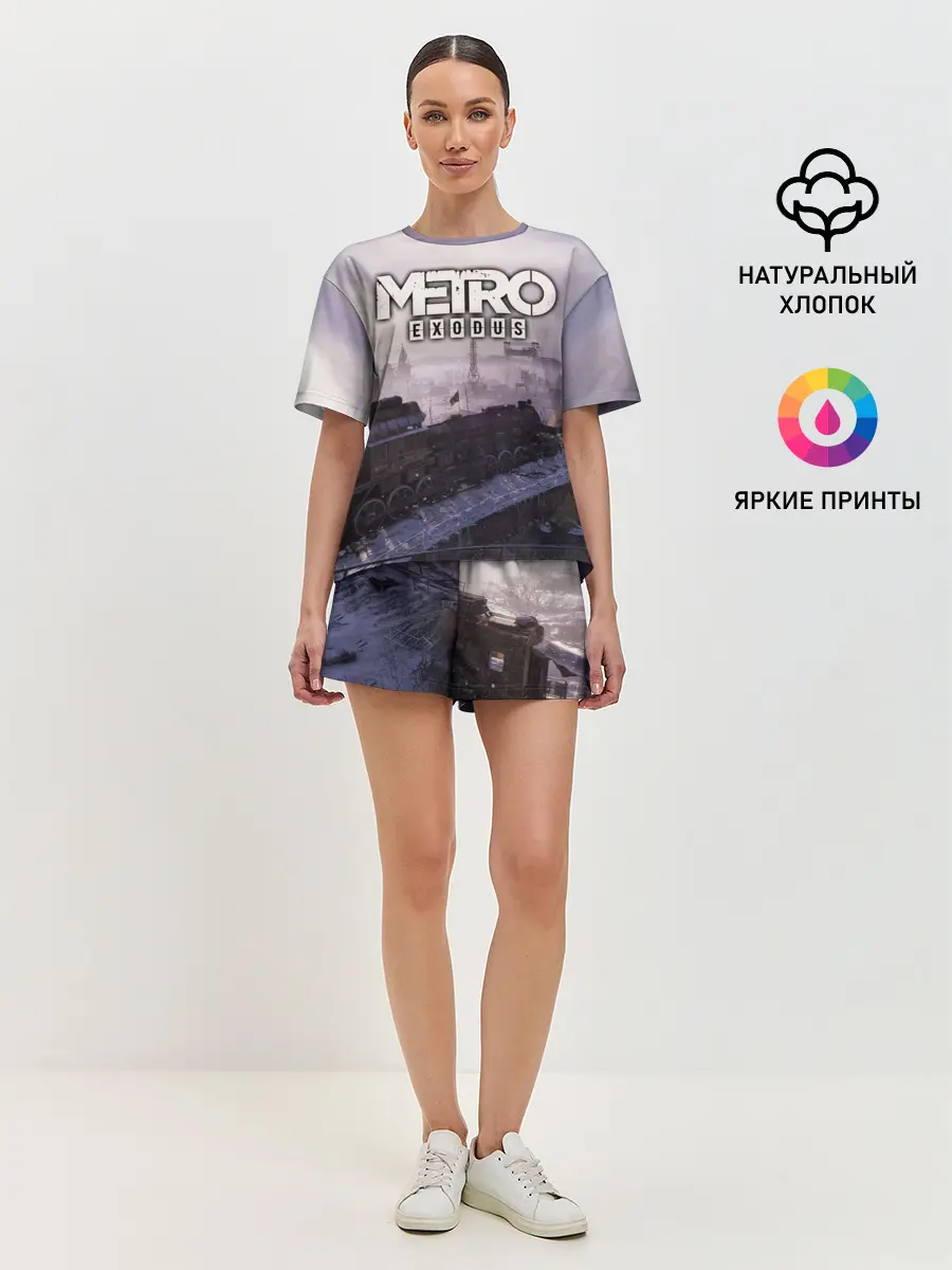 Женская пижама с шортами / Metro Exodus