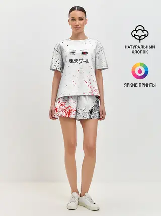 Женская пижама с шортами / Токийский гуль
