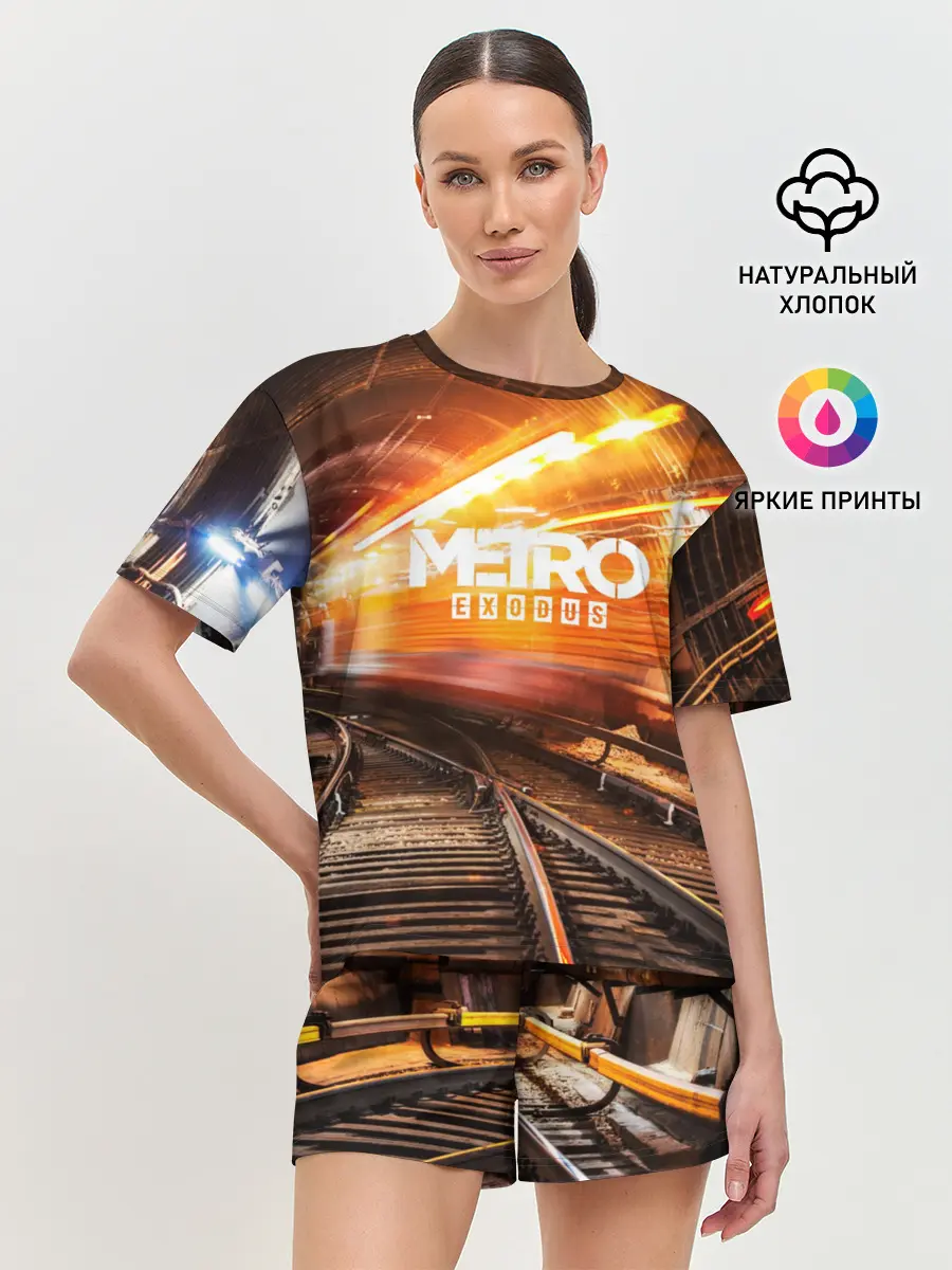 Женская пижама с шортами / metro exodus
