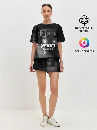 Женская пижама с шортами / METRO