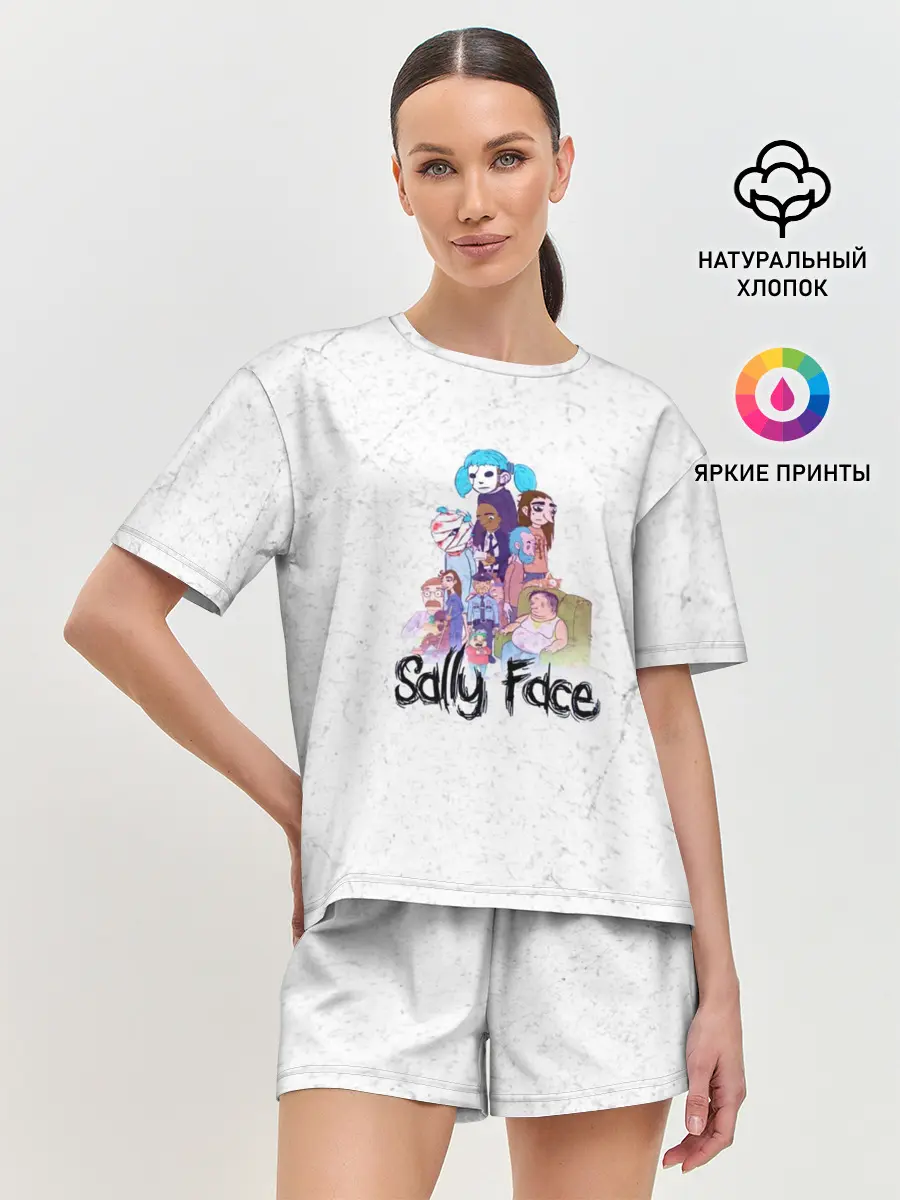 Женская пижама с шортами / Sally Face