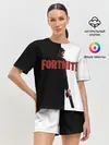 Женская пижама с шортами / The Reaper Half Black Fortnite