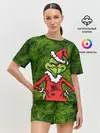 Женская пижама с шортами / Гринч
