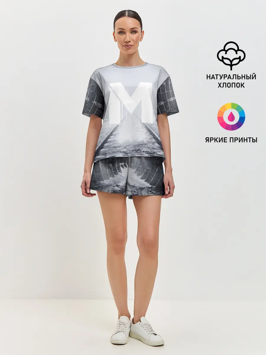 Женская пижама с шортами / METRO