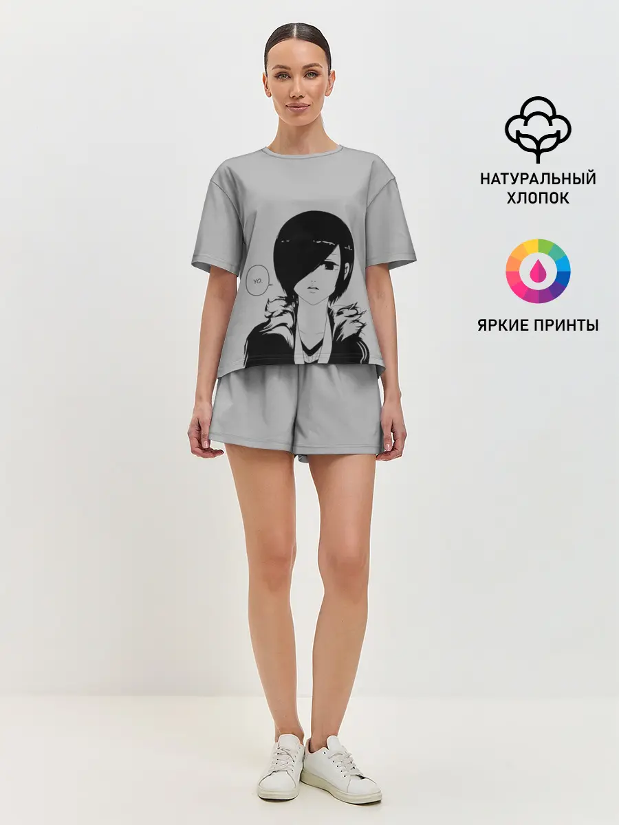 Женская пижама с шортами / Тоука