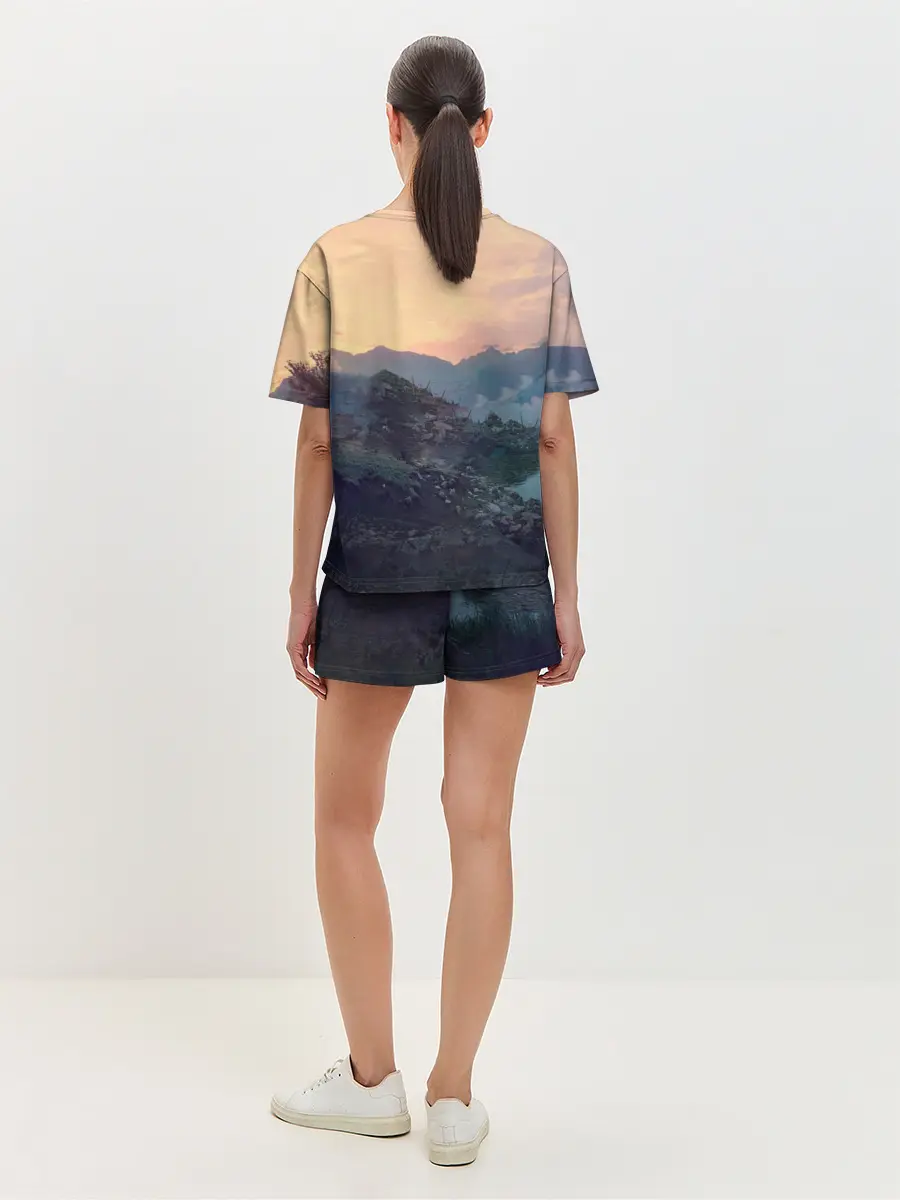 Женская пижама с шортами / Танки