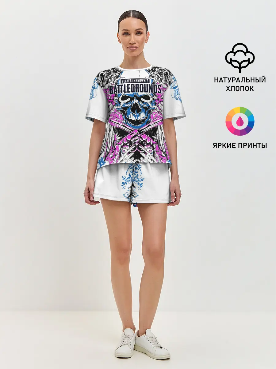 Женская пижама с шортами / PUBG