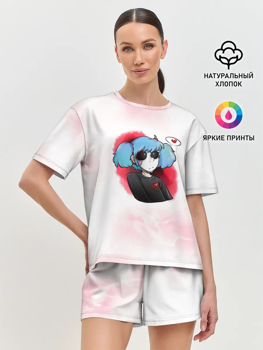 Женская пижама с шортами / Sally Face