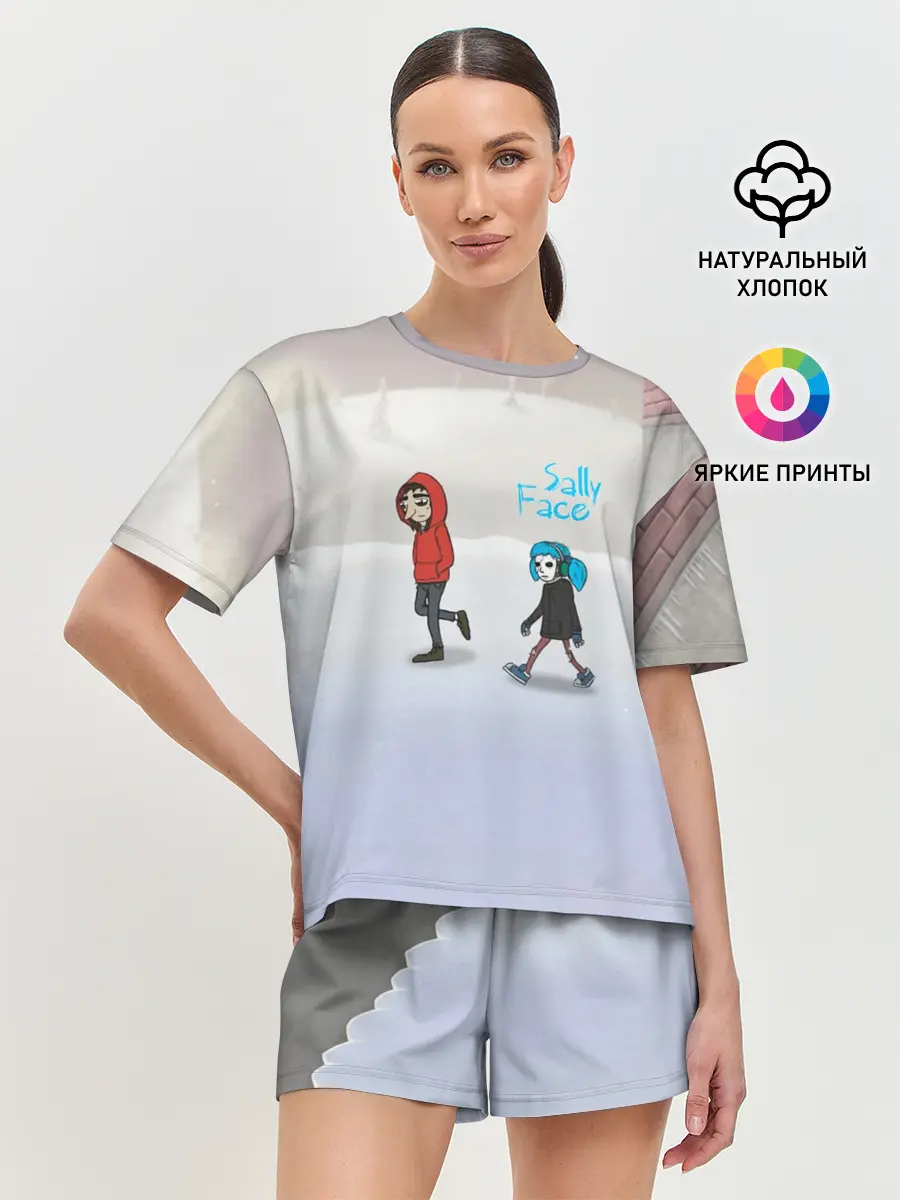 Женская пижама с шортами / Sally Face