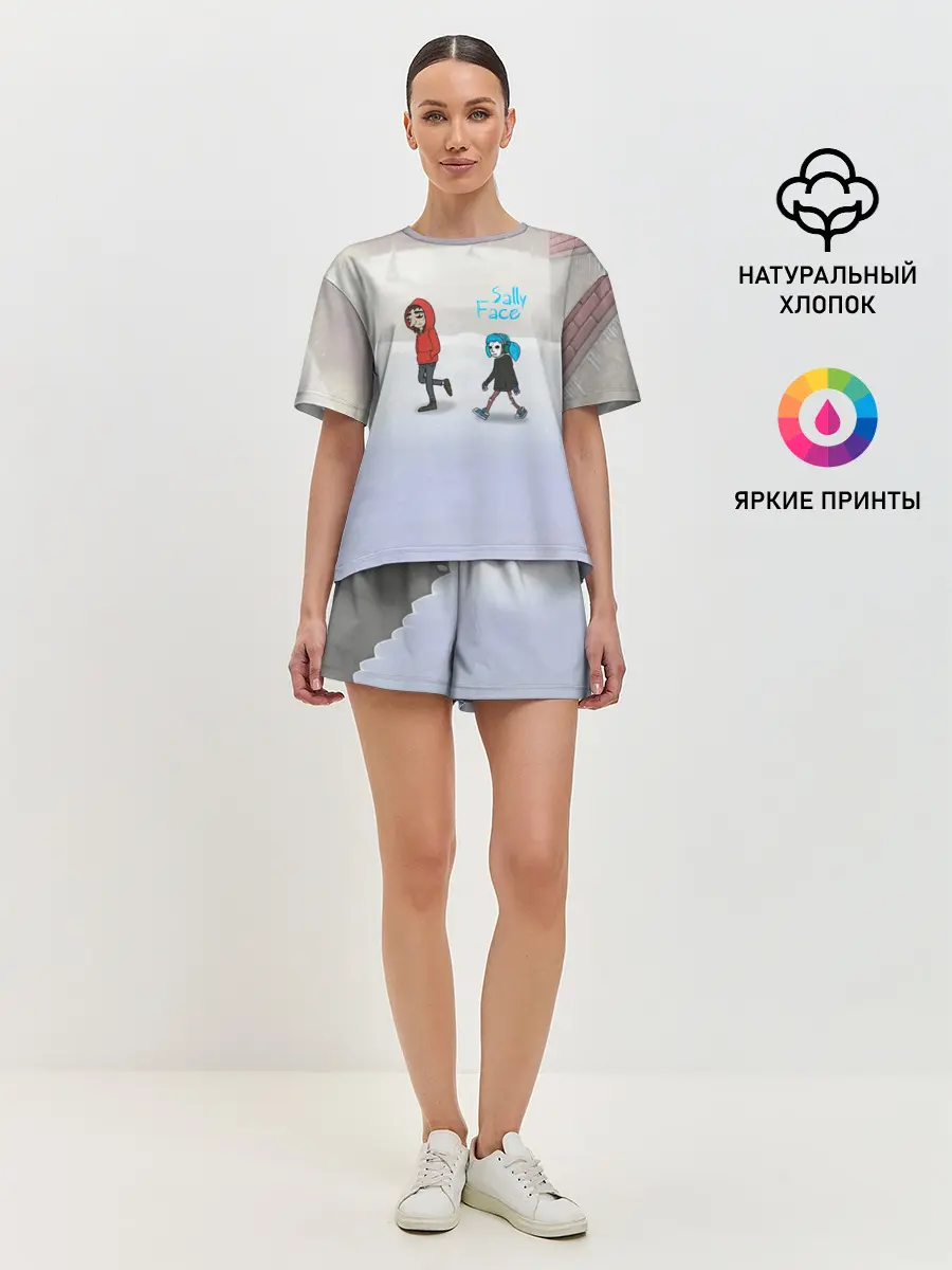 Женская пижама с шортами / Sally Face