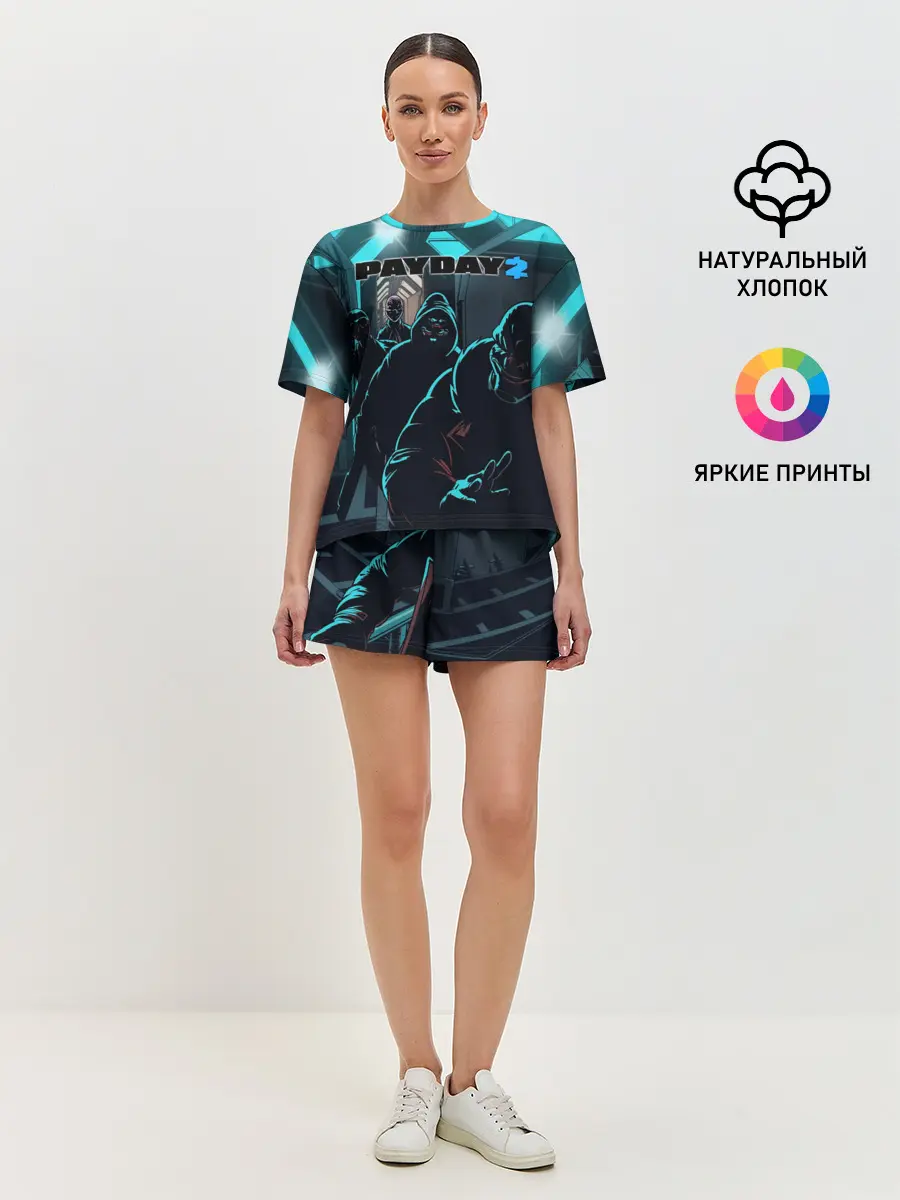 Женская пижама с шортами / Payday 2