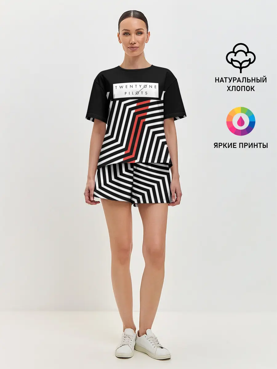 Женская пижама с шортами / Twenty One Pilots - Blurryface
