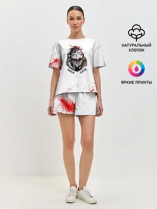 Женская пижама с шортами / Маска Убийцы Гоблинов