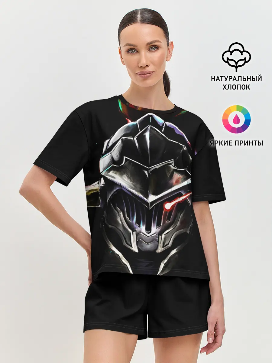 Женская пижама с шортами / Маска Убийцы Гоблинов в тени