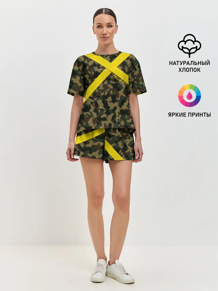 Женская пижама с шортами / Twenty One Pilots - Jumpsuit