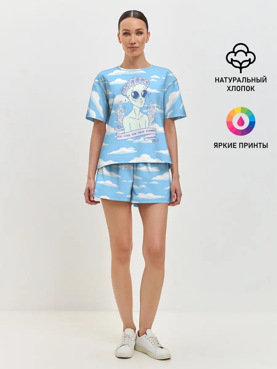 Женская пижама с шортами / Слишком Милый
