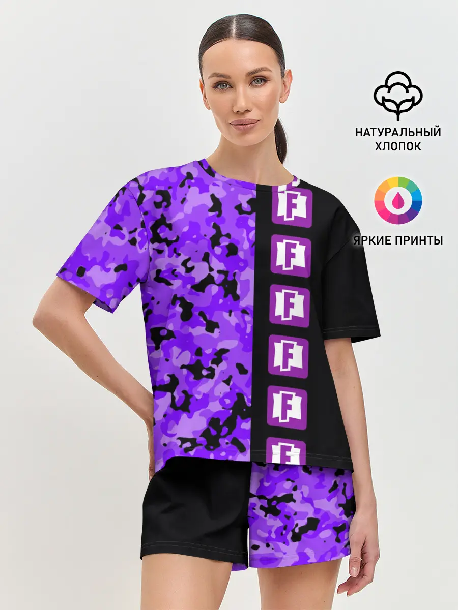 Женская пижама с шортами / Fortnite