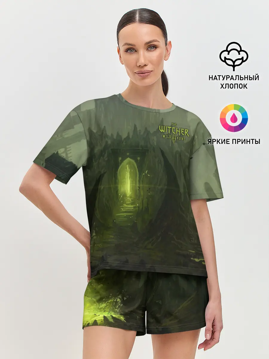 Женская пижама с шортами / Ведьмак 3: Дикая Охота
