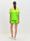 Женская пижама с шортами / Угол зеленый