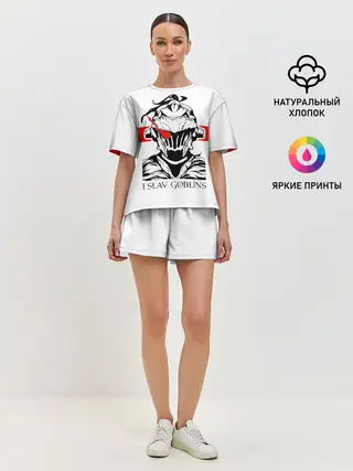 Женская пижама с шортами / I SLAY GOBLINS